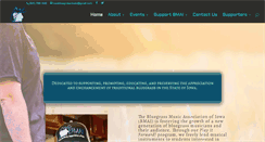 Desktop Screenshot of iowabluegrassmusic.com